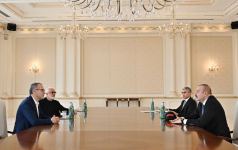 President Ilham Aliyev receives Chief Executive Officer and Group consultant of Formula 1 Group (PHOTO/VIDEO)