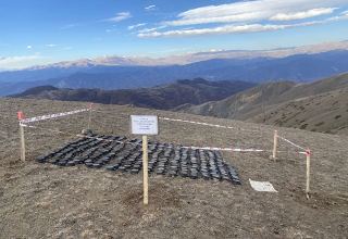 Azerbaijan carries out inspection of minefield set up by Armenians in Sarybaba direction (FOTO)