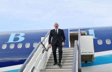 President Ilham Aliyev arrives in Serbia for official visit (PHOTO/VIDEO)
