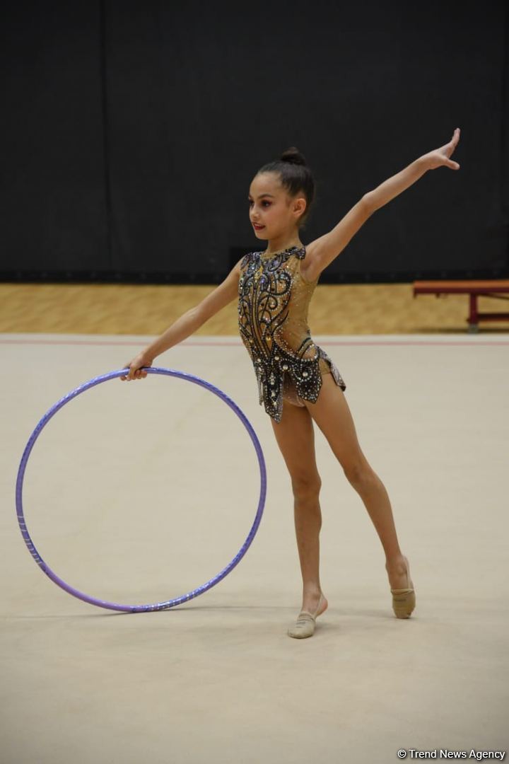 Training for First 'Ojag' International Rhythmic Gymnastics Cup being held in Baku (PHOTO)