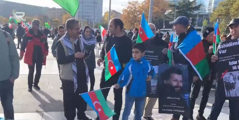 Action in support of Azerbaijanis residing in Iran being held in Geneva (PHOTO)