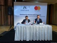 MasterCard and Azerbaijan's Azericard sign memorandum of cooperation (PHOTO)