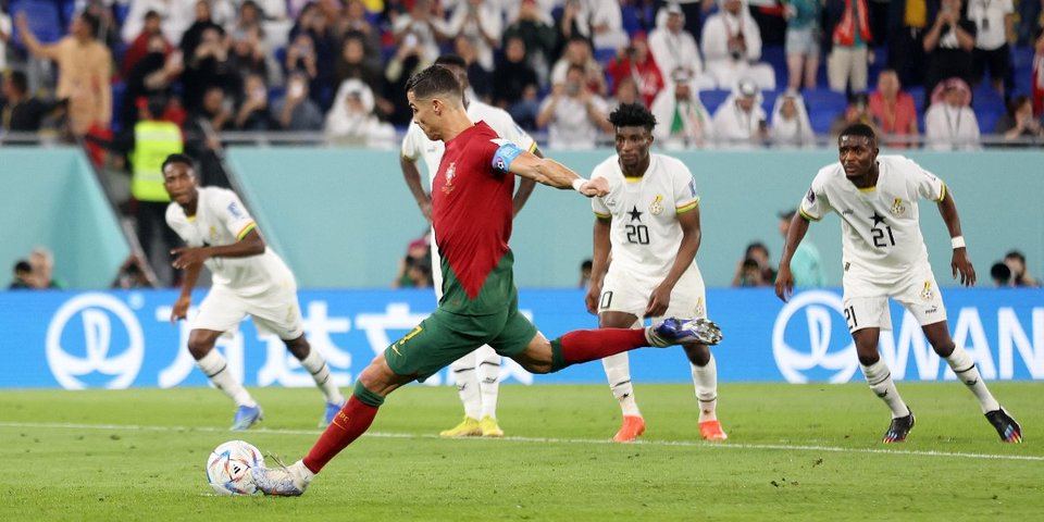 Сборная Португалии обыграла Гану в матче чемпионата мира по футболу