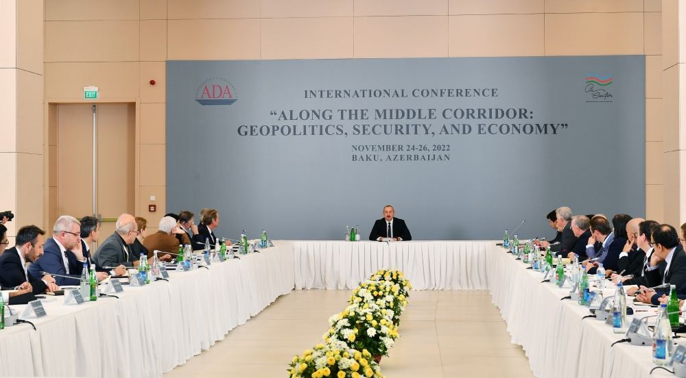 Baku hosted international conference under the motto “Along the Middle Corridor: Geopolitics, Security and Economy”, President Ilham Aliyev attended the conference (PHOTO/VIDEO)