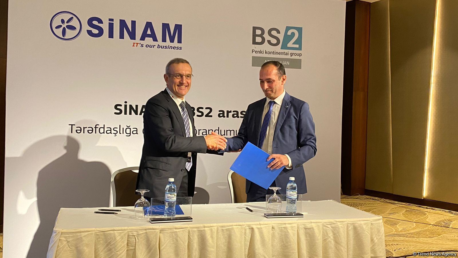 Azerbaijan's SINAM, local office of Lithuanian BS/2 company sign memorandum of partnership (PHOTO)