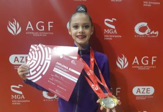 I Beynəlxalq “Ocaq” Kubokunda qazanılan qızıl medalla fəxr edirəm - gənc türk gimnast