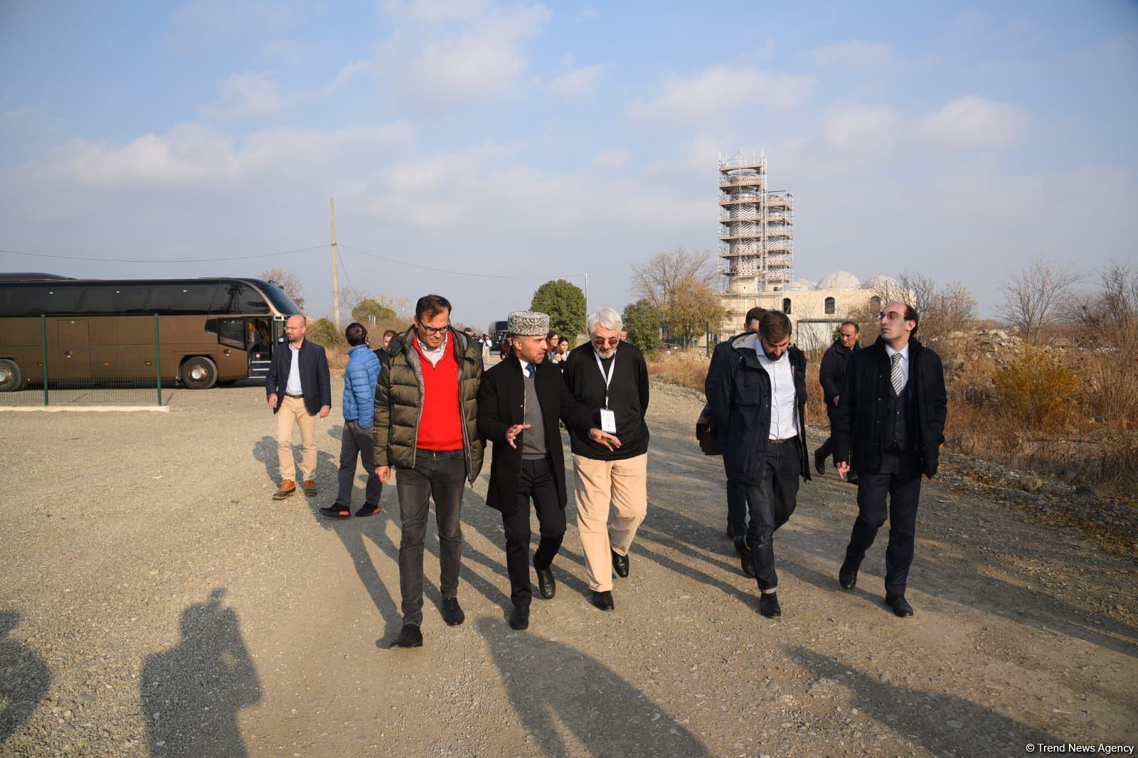 Участники бакинской международной конференции посетили Агдам (ФОТО)