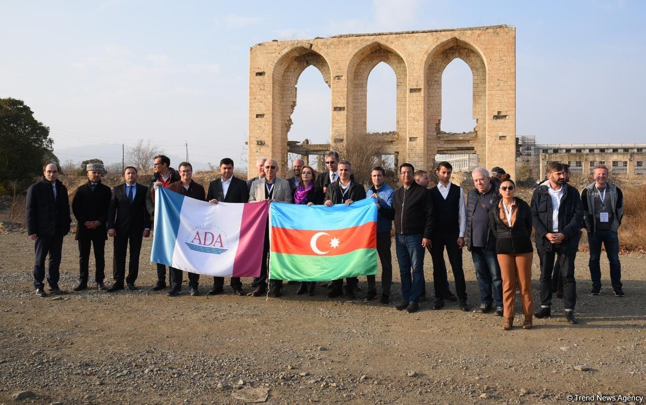 Beynəlxalq Konfrans iştirakçıları Ağdama səfər edib (FOTO)