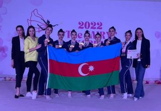 Azerbaijani gymnasts win gold medals at international competition (PHOTO)