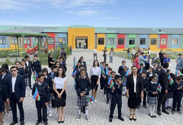 Azerbaijani ministry shares construction progress of schools in liberated territories