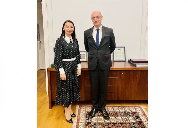 Азербайджанский посол встретилась с директором департамента МИД Франции