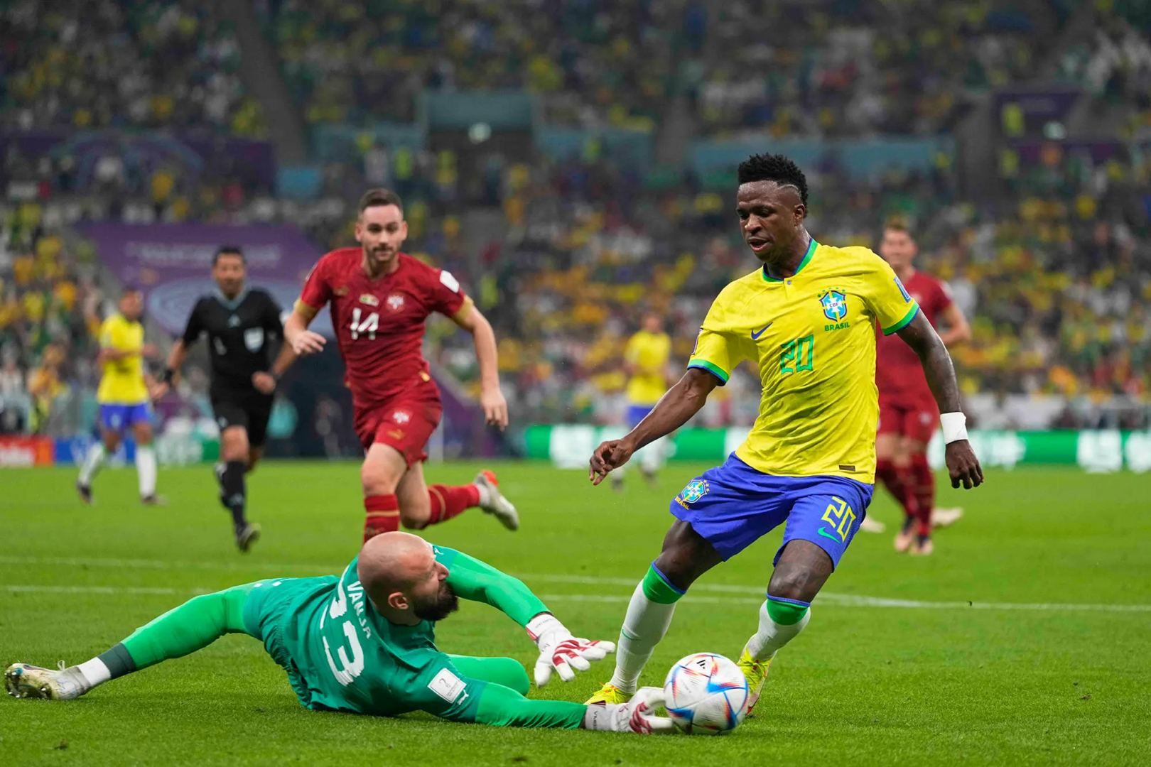 DÇ-2022: Braziliya millisi İsveçrə komandasını məğlub edərək "pley-off"a vəsiqəni təmin edib (VİDEO)
