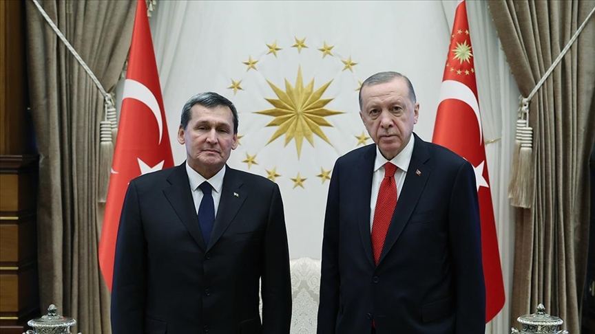 Эрдоган принял главу МИД Туркменистана