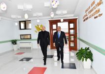 Президент Ильхам Алиев принял участие в открытии яслей-детского сада, построенного в Огузе по инициативе Фонда Гейдара Алиева (ФОТО/ВИДЕО)