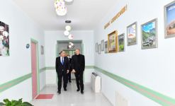 President Ilham Aliyev attends opening of kindergarten built in Oghuz on initiative of Heydar Aliyev Foundation (PHOTO/VIDEO)