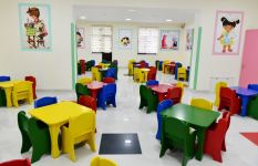 President Ilham Aliyev attends opening of kindergarten built in Oghuz on initiative of Heydar Aliyev Foundation (PHOTO/VIDEO)