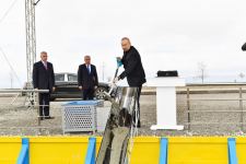 Президент Ильхам Алиев заложил фундамент нового завода в агропарке "Шеки-Огуз" (ФОТО/ВИДЕО)