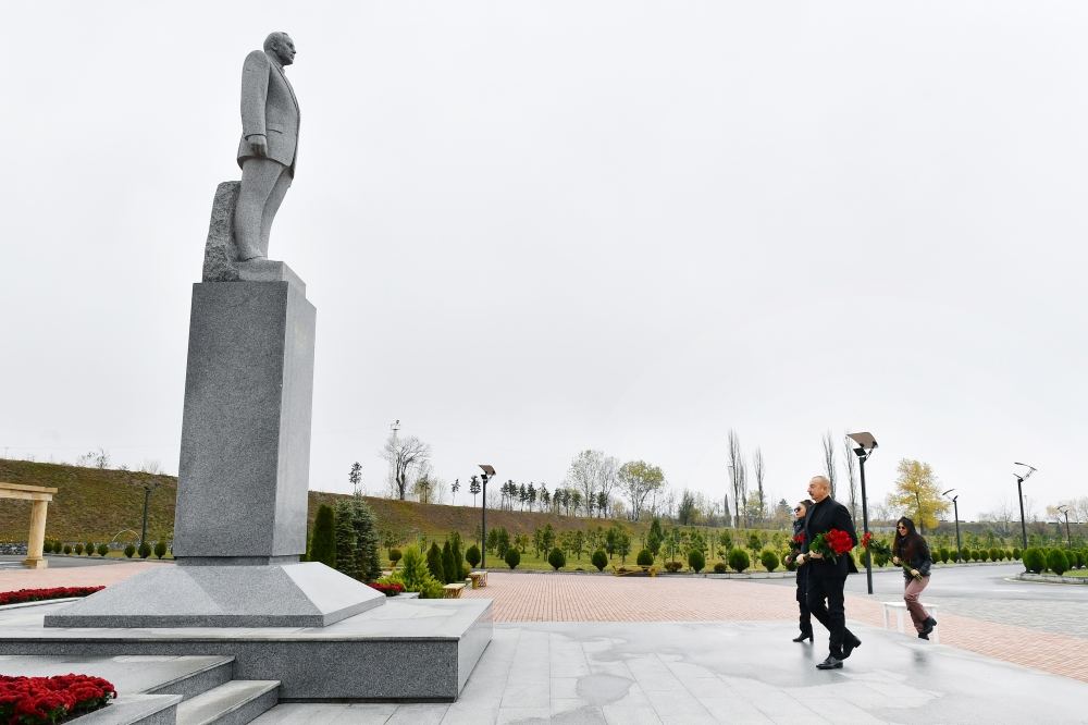 President Ilham Aliyev, First Lady Mehriban Aliyeva make trip to Shaki district (PHOTO/VIDEO)