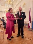 Latviya Prezidenti Nizami Gəncəvi Beynəlxalq Mərkəzinin üzvlərini qəbul edib (FOTO)
