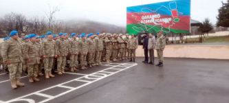 На освобожденных территориях Азербайджана проведены встречи с военнослужащими (ФОТО)