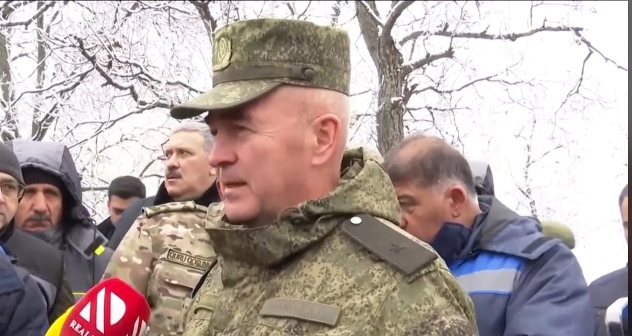 We respect Azerbaijani toponyms - Russian peacekeepers’ commander (VIDEO)