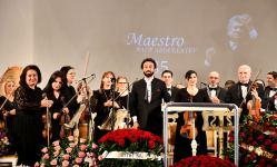 Maestro Rauf Abdullayevin 85 illiyinə həsr olunmuş yubiley gecəsi keçirilib (FOTO)