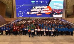Azərbaycan Könüllülərinin V Həmrəylik Forumu keçirilib (FOTO)