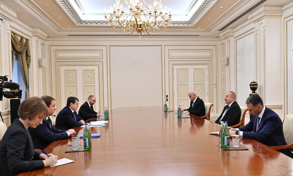 President Ilham Aliyev receives aide to President of Russia (VIDEO)