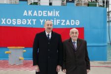 Prezident İlham Əliyev “Akademik Xoşbəxt Yusifzadə” tankerinin istismara verilməsi mərasimində iştirak edib (FOTO) (YENİLƏNİB)