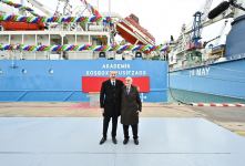 President Ilham Aliyev attends commissioning ceremony of “Academician Khoshbakht Yusifzade” tanker (PHOTO)