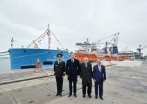 President Ilham Aliyev attends commissioning ceremony of “Academician Khoshbakht Yusifzade” tanker (PHOTO)