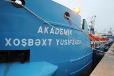 President Ilham Aliyev attends commissioning ceremony of “Academician Khoshbakht Yusifzade” tanker (PHOTO)