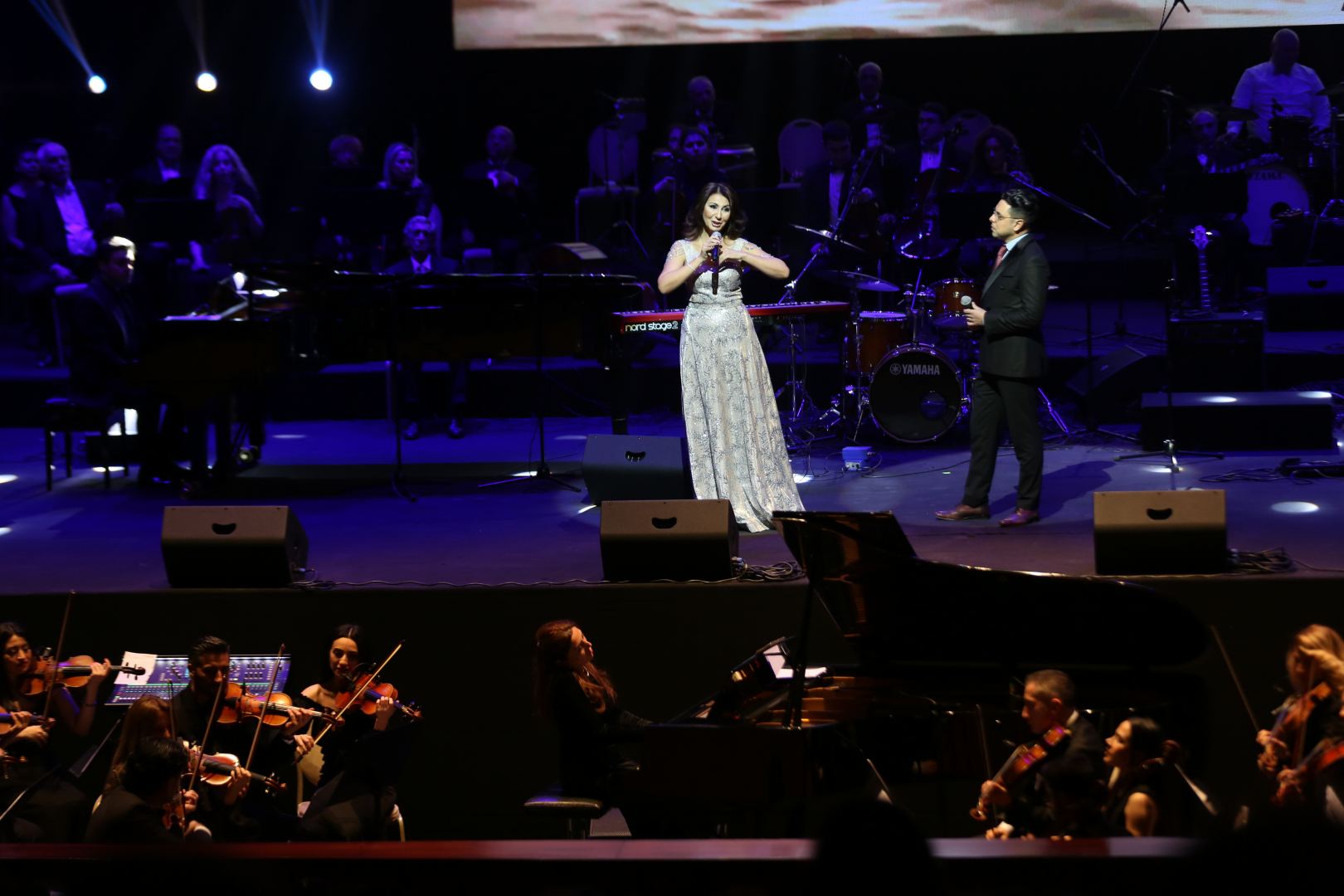 В Баку прошел эстрадно-джазовый концерт, посвященный 100-летию Рауфа Гаджиева  (ВИДЕО, ФОТО)
