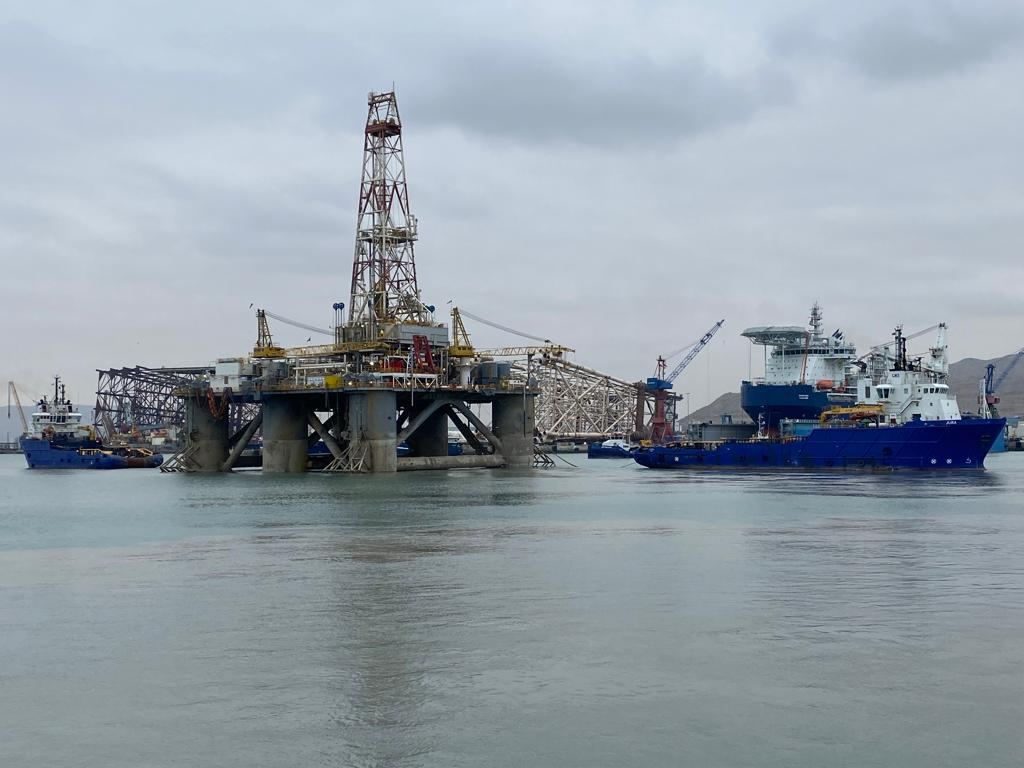 Caspian Drilling Company completes towing of Dada Gorgud rig to drilling site in Kazakhstan (PHOTO)