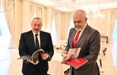 Состоялась встреча один на один Президента Ильхама Алиева с премьер-министром Албании (ФОТО/ВИДЕО)