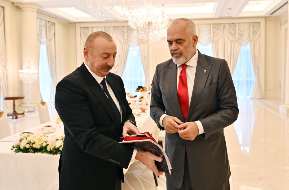 Состоялась встреча один на один Президента Ильхама Алиева с премьер-министром Албании (ФОТО/ВИДЕО)