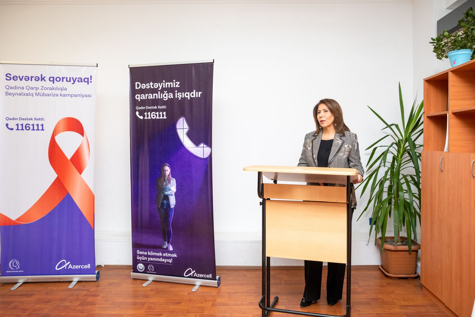 Состоялась официальная презентация проекта «Женская горячая линия», регулируемая при поддержке Azercell (ФОТО)
