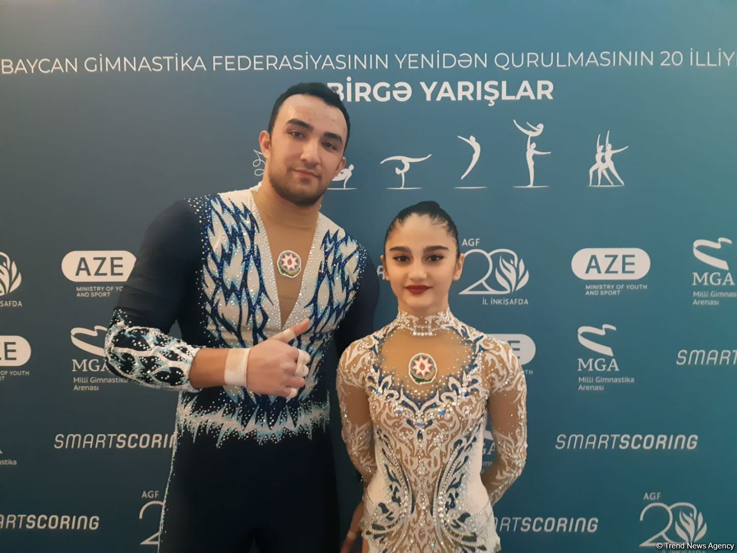 На гала-шоу в рамках объединенных соревнований по гимнастическим дисциплинам представим сложный номер – азербайджанские спортсмены