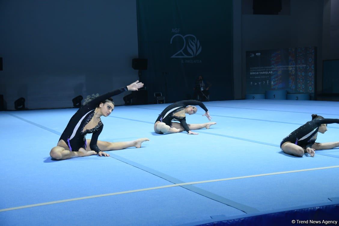 Şəkidə gimnastika növləri üzrə birgə yarışların ikinci gününə start verilib (FOTO)