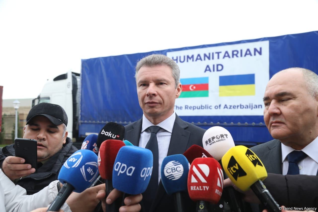 Посол Украины выразил благодарность Азербайджану за гуманитарную помощь