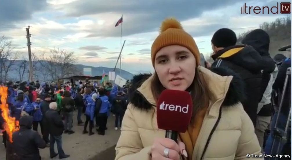 Азербайджанские протестующие настроены решительно и продолжают настаивать на выполнении своих требований – репортаж Trend (ВИДЕО)