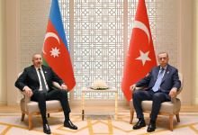 President Ilham Aliyev, President Recep Tayyip Erdogan hold meeting in Turkmenbashi (PHOTO)