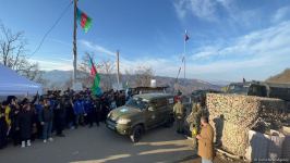 Supply vehicles of Russian peacekeepers pass freely along Azerbaijan's Lachin road (PHOTO/VIDEO)