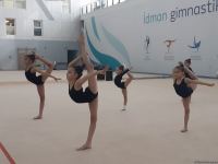 Bakıda Ağdaş və Abşeron gimnastlarının təlim-məşq toplanışı keçirilir (FOTO)