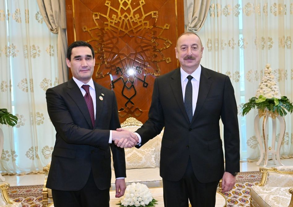 Состоялась встреча Президента Ильхама Алиева с Президентом Туркменистана (ФОТО/ВИДЕО)