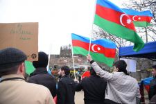 Peaceful rally of Azerbaijanis in zone of temporary responsibility of peacekeepers (PHOTO)