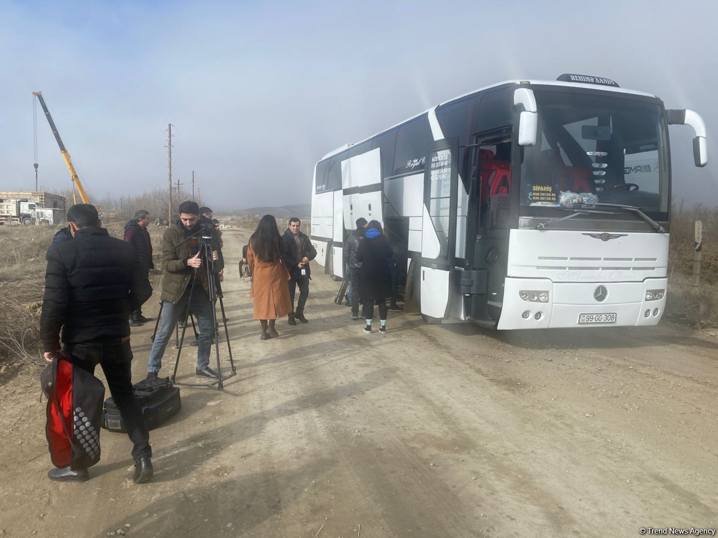 Azerbaijani media representatives make trip to Khachinchay, Sugovushan reservoirs (PHOTO)