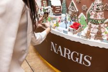 Состоялось официальное открытие NARGIS CITY -  инсталляция c более 100 кг пряничного теста (ВИДЕО, ФОТО)