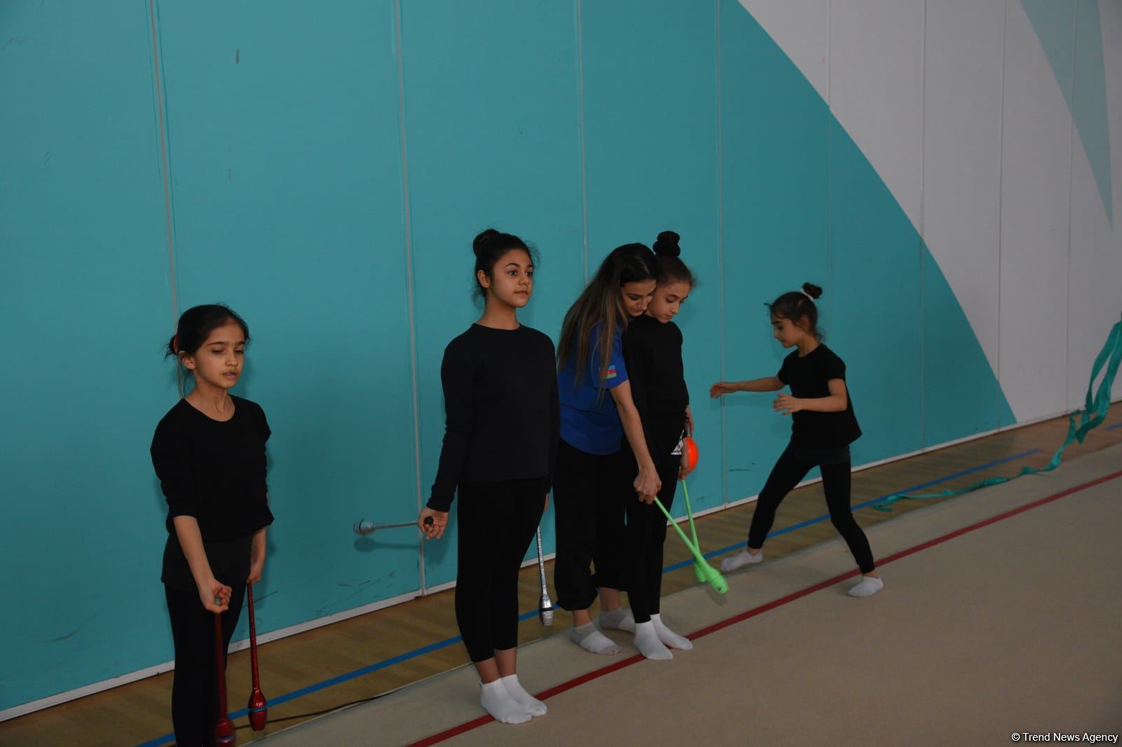 Bakıda Göyçay və İsmayıllı gimnastlarının təlim-məşq toplanışı keçirilir (FOTO)