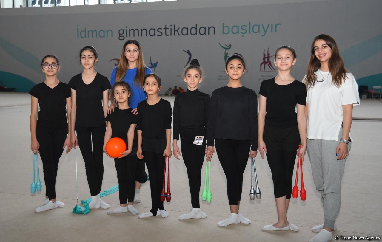 Bakıda Göyçay və İsmayıllı gimnastlarının təlim-məşq toplanışı keçirilir (FOTO)